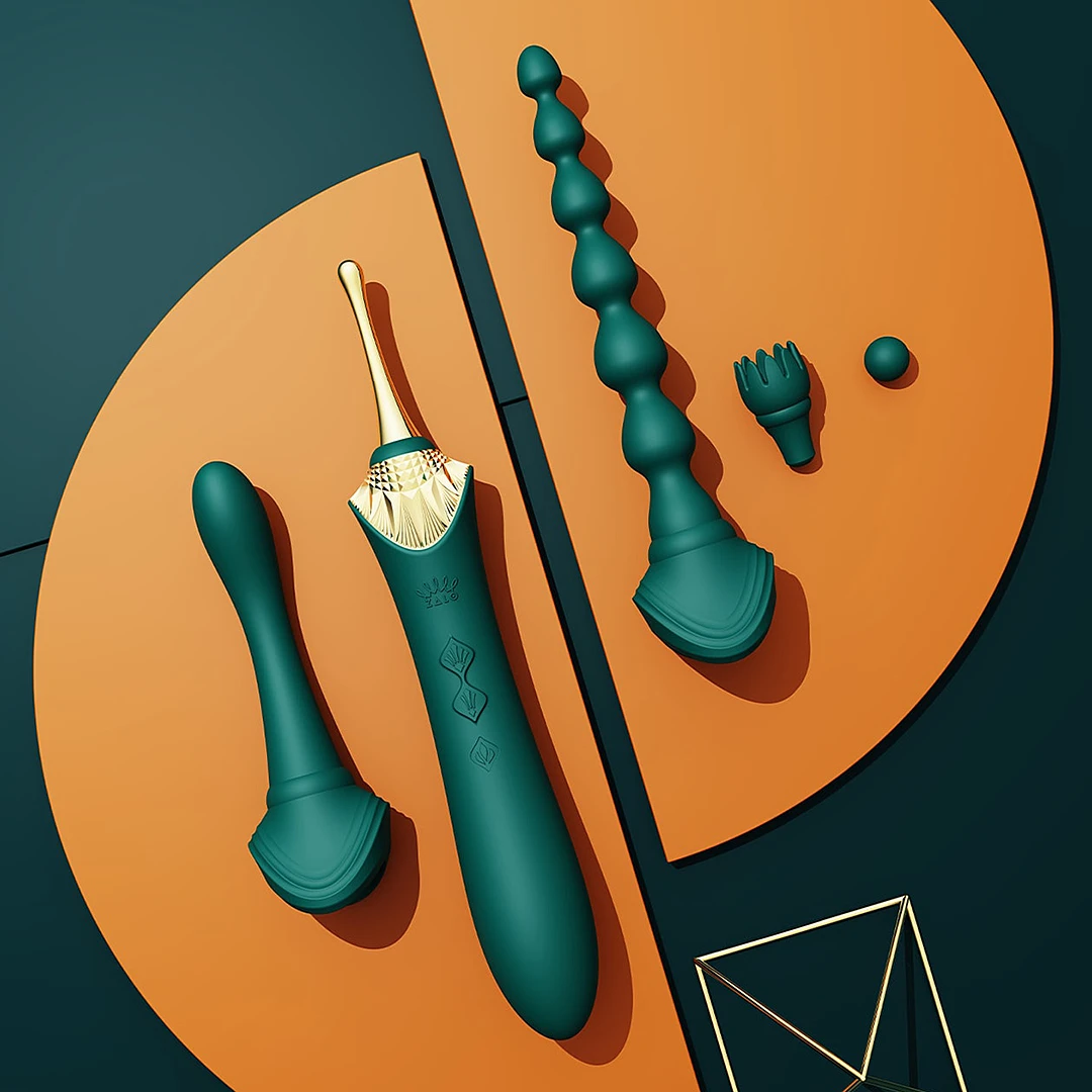 ZALO® Bess 2 Clitoral Massager for the most targeted stimulation in Turqoise green color.