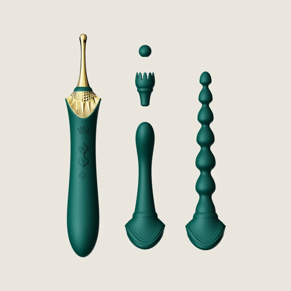 ZALO® Bess 2 Clitoral Massager for the most targeted stimulation in Turqoise Green color.