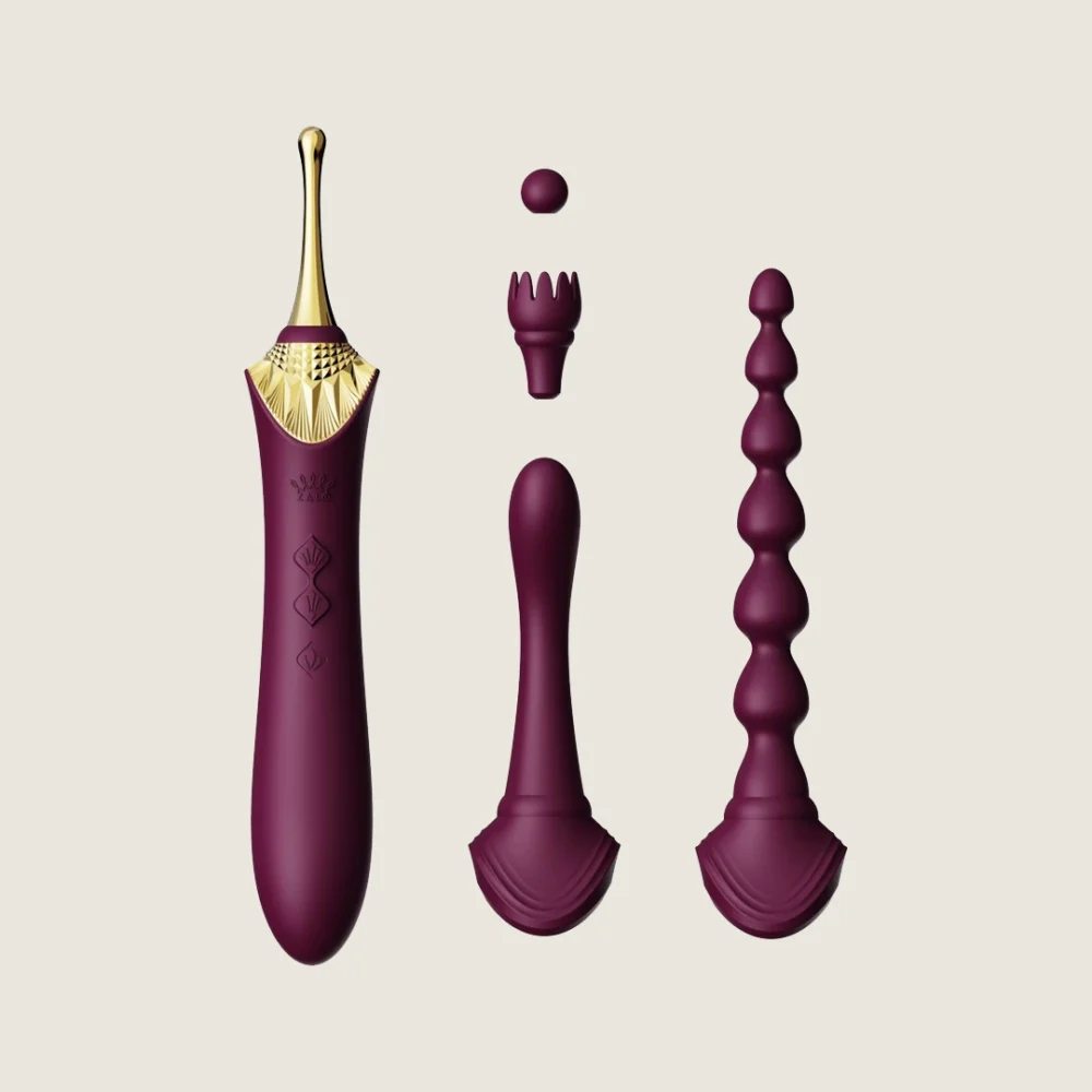 ZALO® Bess 2 Clitoral Massager for the most targeted stimulation in Velvet Purple color.