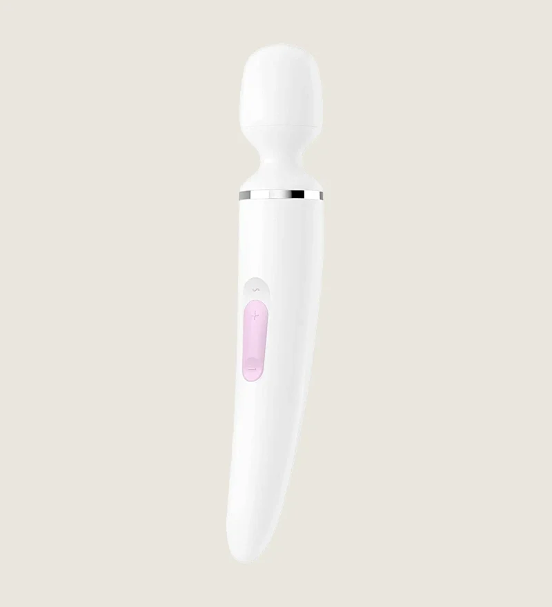 Satisfyer Wand-er Woman XXL size wand vibrator and full-body therapeutic massager.