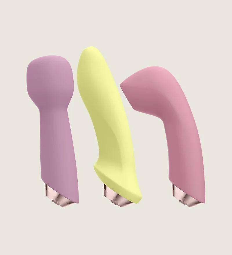 Satisfyer Marvelous Four set includes a rabbit vibrator, anal vibrator, massager and pressure wave vibrator.