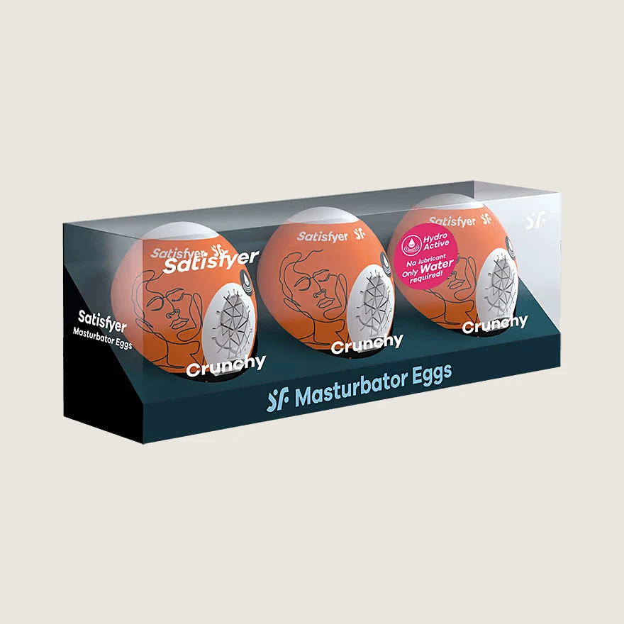 Satisfyer 3-piece Egg Set Masturbator - Crunchy